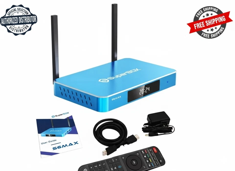 SuperBox S6 Max 24/7 Support Authorized Distributor Same Day 100% Free Shipping