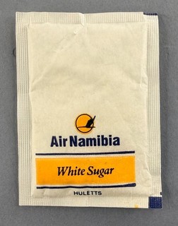 Air Namibia Airline Sugar Packet Inflight Catering Meal Tray Item Sachet Africa