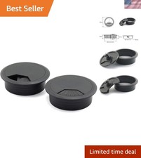 2pcs 2 inch Desk Wire Cord Cable Grommets Hole Cover for Office PC Desk Cable...