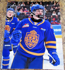 KAYDEN STROEDER SIGNED 8x10 MATTE PHOTO EDMONTON OIL KINGS 2027 NHL DRAFT (C)
