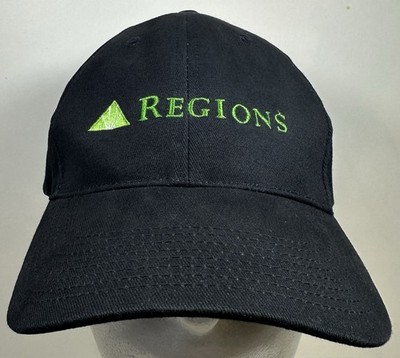 REGIONS BANK Hat Size M/L Banking Money System Loan Credit Cap Stretch Savings