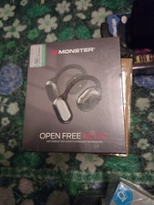Monster Open Free AC100 Open Ear Headphones, Bluetooth 5.3 Wireless BRAND NEW