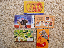 Gift Cards, Collectible, five cards, new, unused, no value on the cards    (JG)