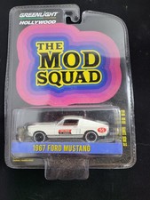 2023 Greenlight Hollywood THE MOD SQUAD 1967 FORD MUSTANG White New