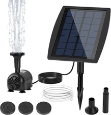 Solar Fountain Pump for Bird Bath Solar Water Fountain 2.5W Bird Bath Water Pump