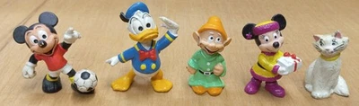 LOT DE 05 FIGURINES DISNEY Années 90 BULLY WEST GERMANY BULLYLAND - Photo 1/2