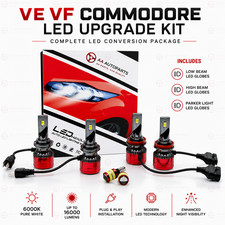 LED Bulb Globes Upgrade Kit Set 6PCS Holden Commodore VE VF SS SV6 SV8 Omega