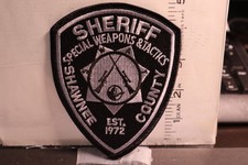 police patch   SHAWNEE COUNTY SHERIFF KANSAS  SWAT SPECIAL WEAPONS & TACTICS SUB