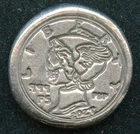 2 OZ Silver PBP Mercury Dime Zombie  Poured Round