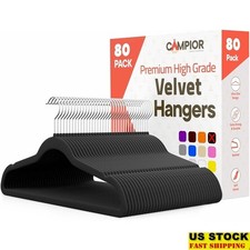 Velvet Hangers Non-Slip Space-Saving Heavy-Duty 360  Swivel Hook Organizer New