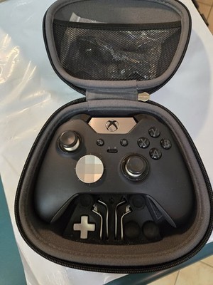 Official Microsoft Xbox One Elite Series 1 Wireless Controller w Case As Is