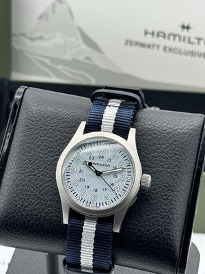 HAMILTON KHAKI FIELD MECHANICAL ZERMATT SWITZERLAND EXCLUSIVE