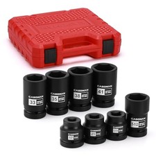 8-piece 1-inch Drive Impact Socket Set Metric Sae Truck Socket Wheel