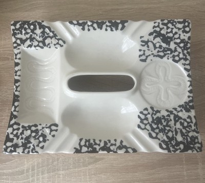 Vintage Atomic Splatter Stanford Sebring ''Sip N Smoke'' Ashtray Insert 11x8x2