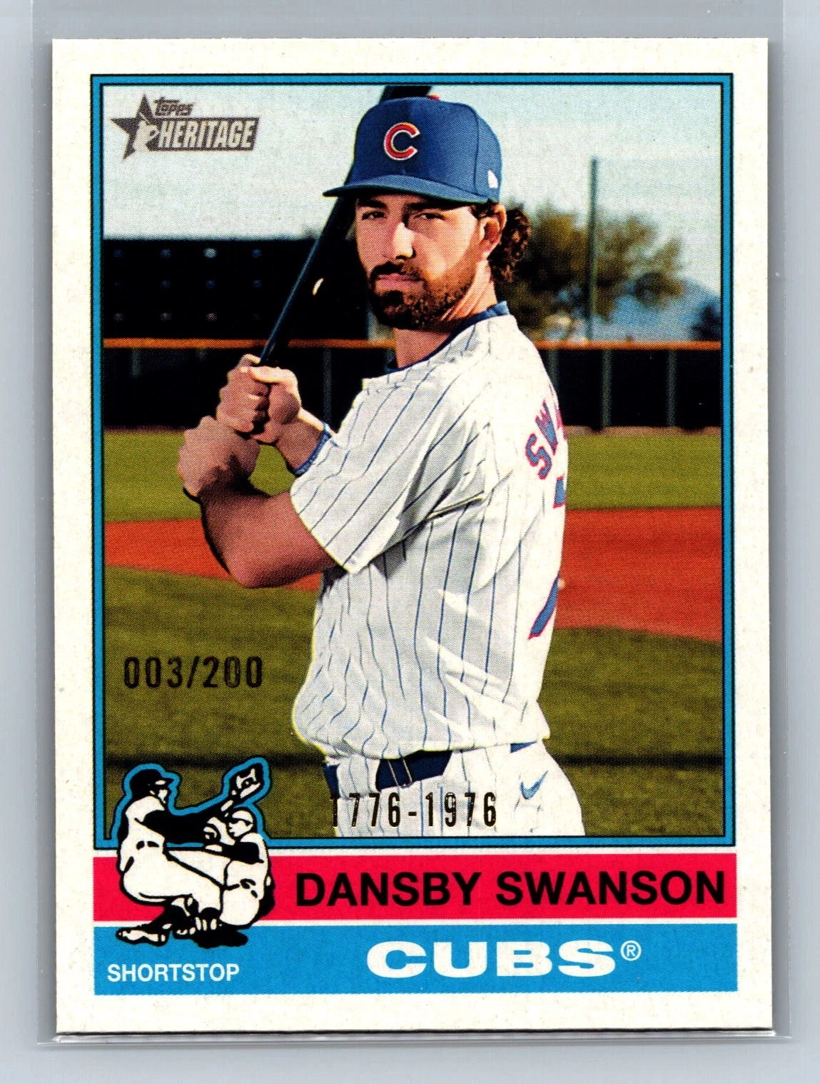 2025 Topps Heritage Dansby Swanson /200 Bicentennial