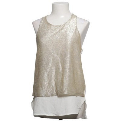 Imperial, Tank­top, Größe: L, Weiß/Gold, Metallfaser/Polyester, Sonstiges #aok
