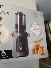 Cold Press Juicer Masticating Juicer w/ Large Feed Chute Fit Whole Fruits Rs24
