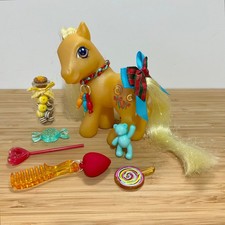 My Little Pony Butterscotch Vintage G3 Hasbro 2002 Exc Cond Custom Accs