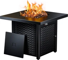 Ciays 28" Propane Fire Pit Table, 50,000 BTU, CSA Listed Outdoor Heater