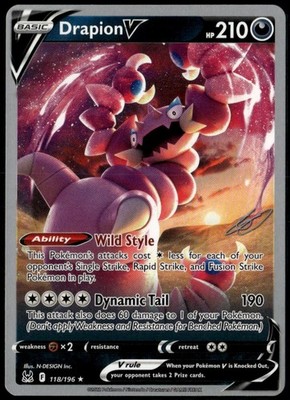 Drapion V 118/196 2023 World Championship LP+ Pokemon Gabriel Fernandez Deck