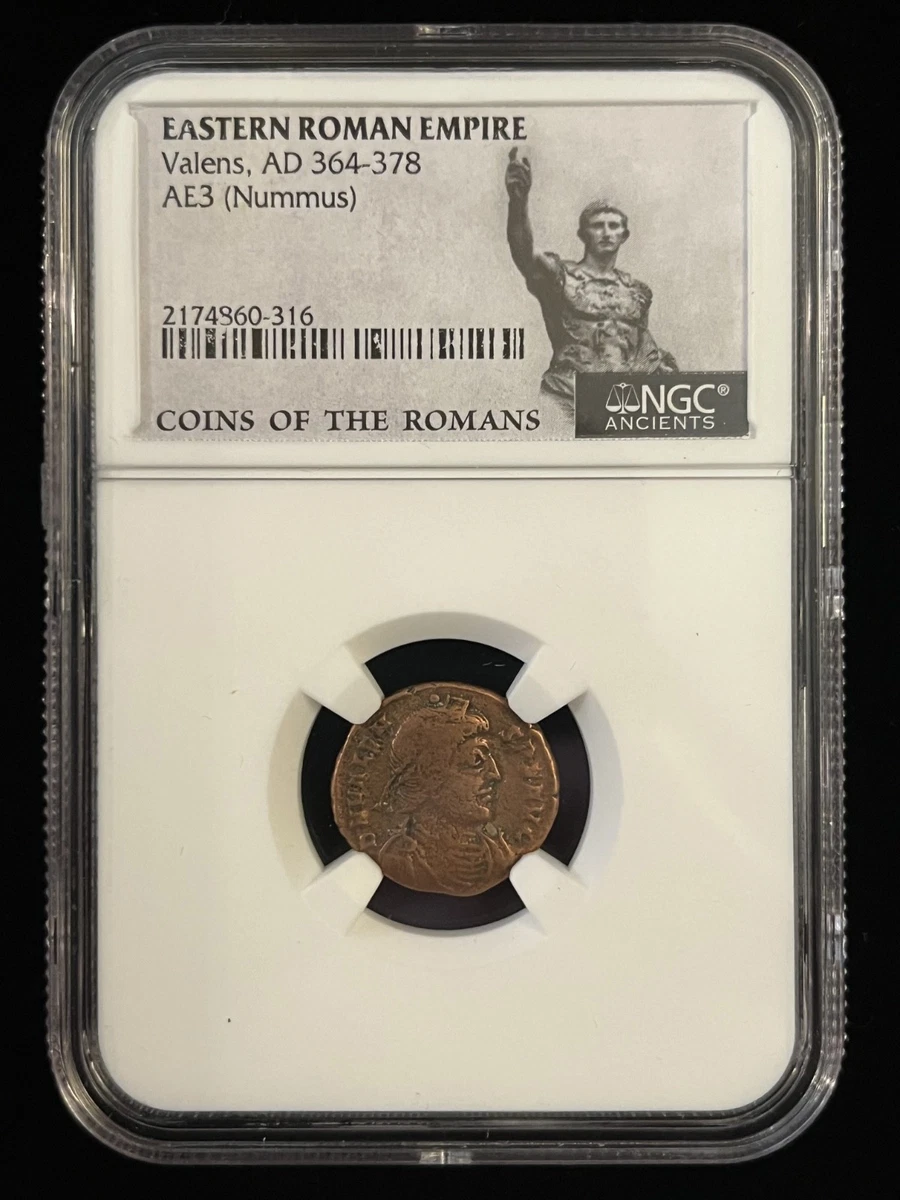 Valens NGC Certified Roman Imperial Coins (27 BC-476 AD) for sale