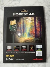 AudioQuest - Forest 48 7.4' 4K-8K-10K 48Gbps In-Wall Rated HDMI Cable. NIB