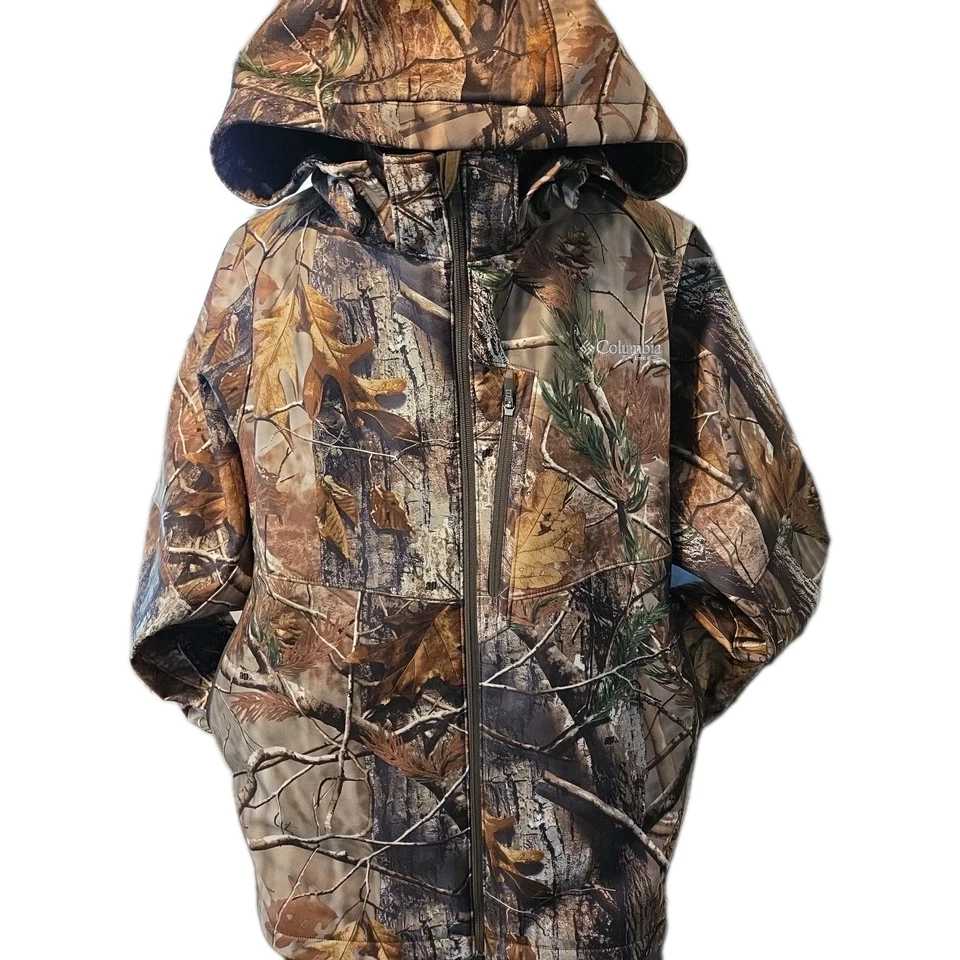 Columbia Men's PHG Omni Heat and Shield Mossy Oak Infinity Camo Jacket 2XL - Image 2 of 4