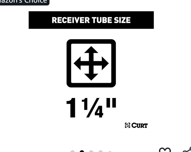 Trailer Hitch-Class II 1.25英寸 接收器挂接 12490 适合 08-15 Scion xB — 第 2/3 张图片