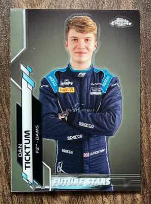 Dan Ticktum Portrait #42 DAMS - 2020 Topps Chrome Formula 1 F1 F2 - CLEAN NM