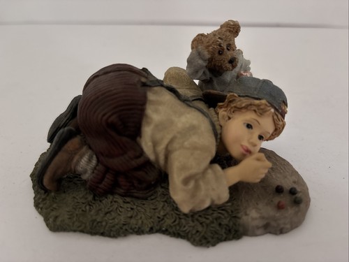 Boyds Yesterdays Child Dollstone 3562 Butch with Clayton Eye’n It Up