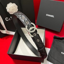 CHANEL Leather 36 Size Belts for Women for sale | eBay