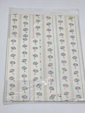 Vintage Gift Wrap Beach Umbrella Wrapping Paper Sealed Sheet