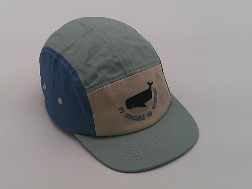 Liewood Hat Cap Strap Back Boys Adjustable Multicolor Whale 5 Panel Twill