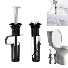 2 PCS Heavy Duty Toilet Seat Fastener Bolt kit, Universal Toilet Seat Bolt Kit