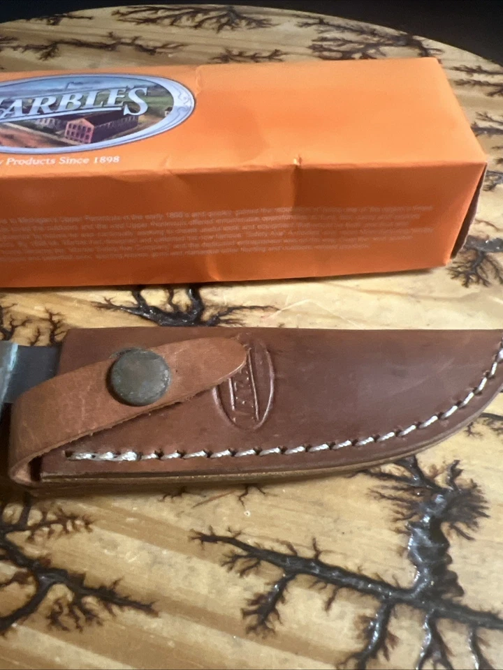 MARBLE'S Marble Plus KNIFE CLUB 2000s Sport Stag with Box & Sheath - USA - Image 3 of 4