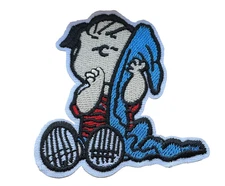 LINUS - PEANUTS COMIC STRIP - Embroidered Iron On Patch