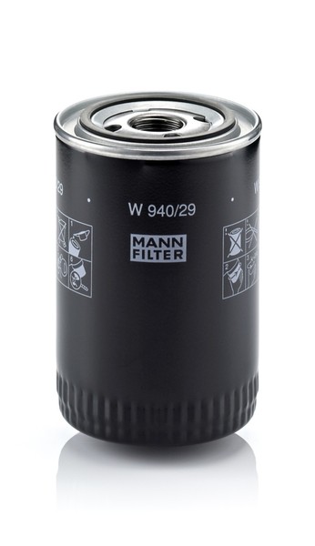 ÖLfilter Mann-Filter W 940/29 Anschraubfilter FüR Porsche 911 964 1-12 UNF Targa-image