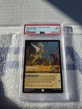 2025 DISNEY LORCANA EN 9-FABLED FOIL 12 TINKER BELL - GENEROUS FAIRY PSA 9