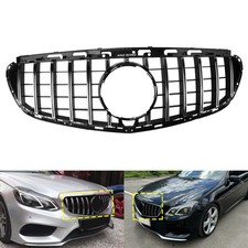 Chrom Kühlergrill für Mercedes E-Klasse W212 Facelift 2014-16 GT Stil Frontgrill