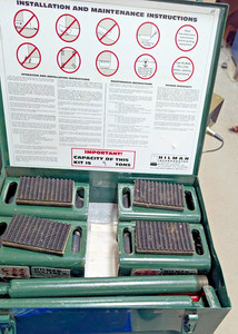 4 Ton Swivel Padded Top Nyton Series Deluxe Kit Hilman Rollers KNRS-4-4S [C4S4]