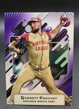 2025 Topps Pristine Garrett Crochet Purple Refractor 90/99 White Sox