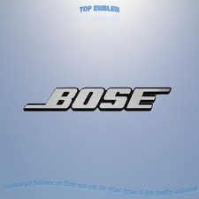 BOSE emblem badge replacament logo decal sticker aufkleber plate plaque