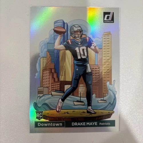 CHASER!!! 2024 Panini Donruss Optic Downtown! Drake Maye #13 (Please Read)