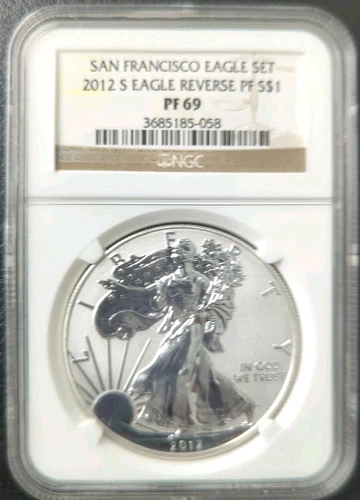 2012 San Francisco Silver Eagle NGC PF69 Reverse Coin