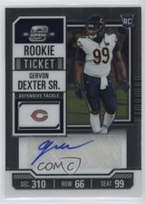 2023 Panini Contenders Optic Rookie Ticket Auto Gervon Dexter Sr #171 Auto 1al3