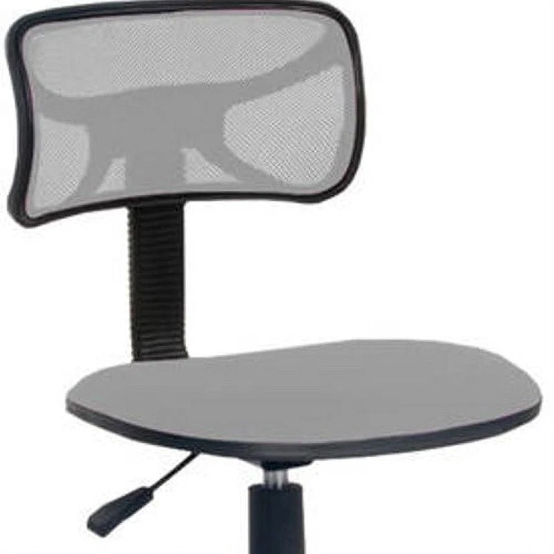 Adjustable Task Chair Swivel Mesh Cushioned Support Perfect Small Spaces New - Image 4 of 4
