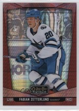 2024-25 O-Pee-Chee Platinum Red Prism 88/199 Fabian Zetterlund #55 vd5