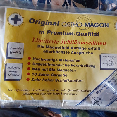 ORTHO-MAGON Magnetfeld-Matratzenauflage 90x200 cm Aus Nachlass 2 Stück vorhanden