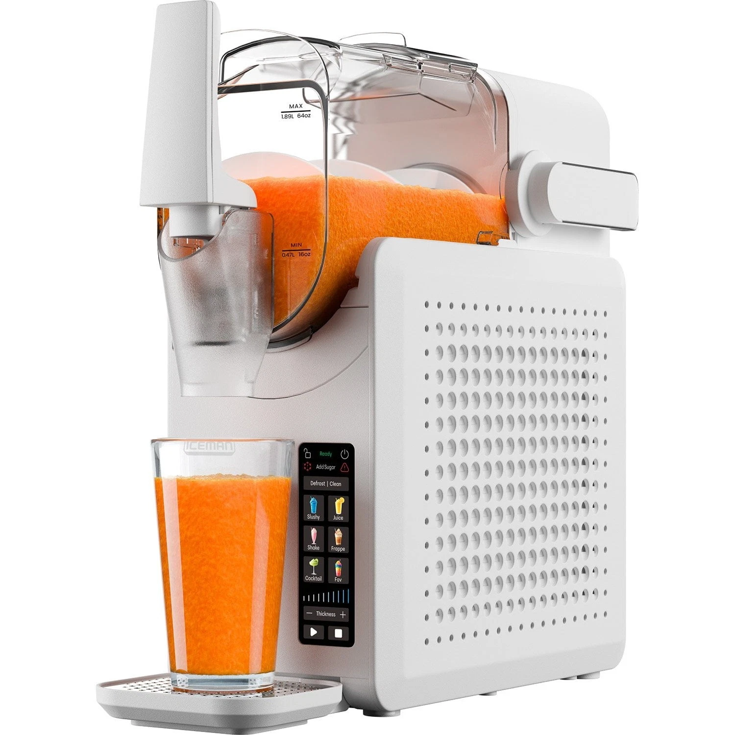Iceman by Chefman Slush-Ease Slushy Maker with Touchscreen, White