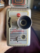 Vintage Kodak Brownie Windup Eight 8mm Film Movie Camera Working with film reels
